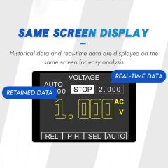 ALFA ET828 2 in 1 Osiloskop Multimetre 1 MHz AC DC Frekans Diyot 10 Dalga Grafik Depolama