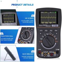 ALFA ET828 2 in 1 Osiloskop Multimetre 1 MHz AC DC Frekans Diyot 10 Dalga Grafik Depolama