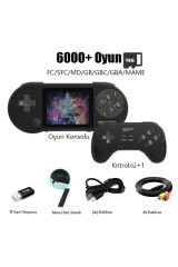 DATA FROG SF2000 Retro Oyun Konsolu 6000 Oyun 3inç HD Gamepad