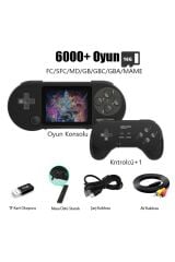 DATA FROG SF2000 Retro Oyun Konsolu 6000 Oyun 3inç HD Gamepad