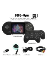 DATA FROG SF2000 Retro Oyun Konsolu 6000 Oyun 3inç HD Gamepad