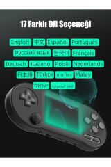 DATA FROG SF2000 Retro Oyun Konsolu 6000 Oyun 3inç HD Gamepad