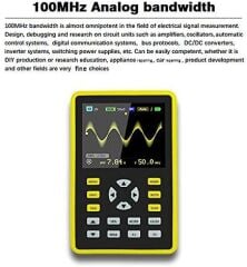5012H 2.4-inch Dijital Taşınabilir Osiloskop 500MS/s 100MHz Dalga Formu Hafızalı﻿﻿﻿﻿