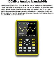 5012H 2.4-inch Dijital Taşınabilir Osiloskop 500MS/s 100MHz Dalga Formu Hafızalı﻿﻿﻿﻿