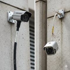 AN305 Cat6 FTP Outdoor Dış Mekan IP Kamera Kablosu 305 Metre PE Ceket Folyolu PoE İnternet Kablosu