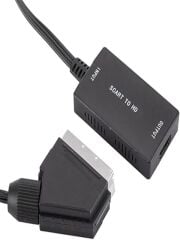 Scart-Kablo Hd Adaptörü 720P 1080P Video Ses Dönüştürücü Çevirici Tv Monitör Projektör İçin Adaptör