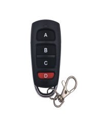 433Mhz Kablosuz Uzaktan Kumanda AC110V 220V Röle 4CH Mini Alıcı Verici Set Işık ve Garaj Kapısı İçin
