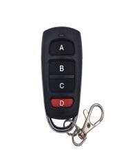 433Mhz Kablosuz Uzaktan Kumanda AC110V 220V Röle 4CH Mini Alıcı Verici Set Işık ve Garaj Kapısı İçin