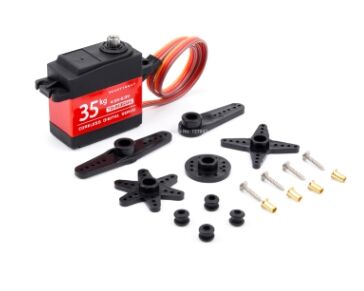 Yüksek Torklu Su Geçirmez Servo Motor - 35Kg 180 Derece