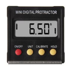 360 Derece Mini Dijital Protraktor Mıknatıslı Eğim Açı Ölçer