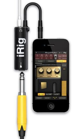 Gitar iRig iPhone iPod iPad Bağlantı Amplitube