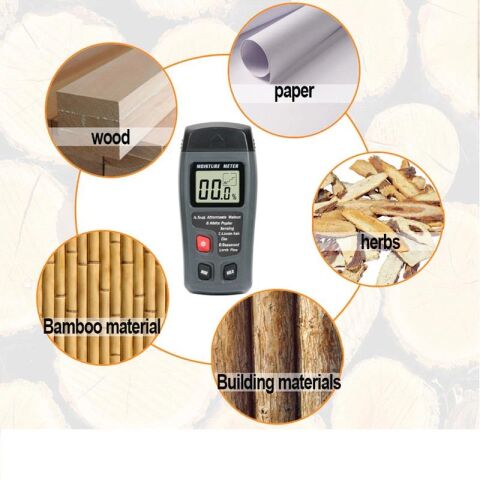 MT10 Ahşap Nem Ölçer Odun Ağaç Higrometre Kereste Test Cihazı