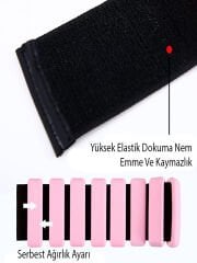 El Ayak Ayarlanabilir Silikon Bilek Ağırlığı Tanesi 1Kg Taşınabilir Spor ve Egzersiz Pilates