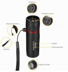 Monocular Dürbün 30*25 Tek Göz Optik Zoom Teleskop 7x Binocular