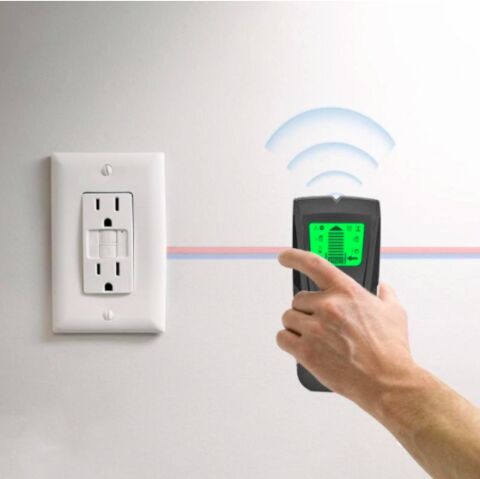 3 in 1 Duvar Tarayıcı Metal Dedektörü Çiviler AC Gerilim Tel Tespit Elektrik Kablo