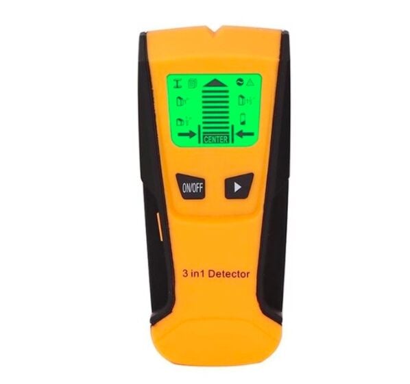 3 in 1 Duvar Tarayıcı Metal Dedektörü Çiviler AC Gerilim Tel Tespit Elektrik Kablo
