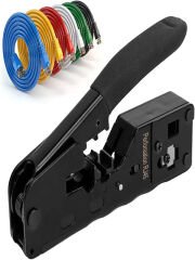 RJ45 Ez Kesme Sıkma Pensesi Aleti Taşınabilir Dayanıklı ve Kullanışlı Kablo Kesici