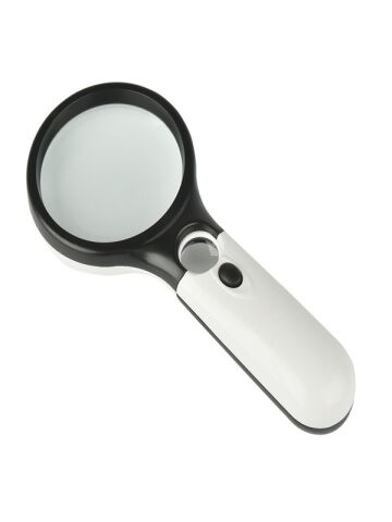 Büyüteç 5x 45x Zoom Büyütmeli Taşınabilir Led Işıklı Ledli Büyüteç Yaşlılar Okuma Çocuk Bilim