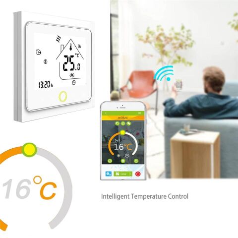 WiFi Akıllı Termostat Akıllı Ev Iphone Android Doğalgaz Kombi Kontrol