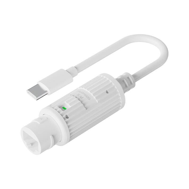 PoE to Type-C 5V 2.4A Dönüştürücü Dış Ortam Solar WiFi Kamera ve USB-C Cihazlar İçin Güç Adaptörü