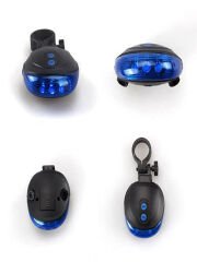 Bisiklet Arka Stop Lambası Mavi Bisiklet Sele Direği Lambası