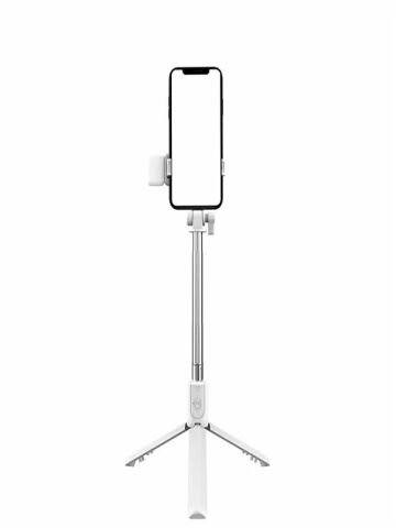 Masaüstü Tripod ve Selfie Çubuğu Cep Telefonu Uzaktan Kumandalı Katlanabilir Selfie Çubuğu