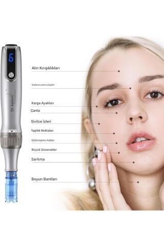 Profesyonel Kablosuz Dermapen Peelin Makinesi Kırışıklık Akne Yüz Vücut Güzellik Kalemi Dr Pen M8S