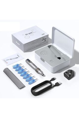 Profesyonel Kablosuz Dermapen Peelin Makinesi Kırışıklık Akne Yüz Vücut Güzellik Kalemi Dr Pen M8S