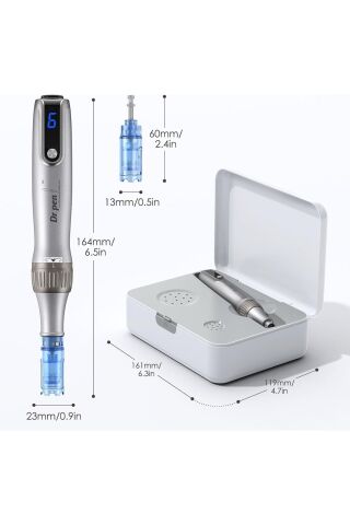 Profesyonel Kablosuz Dermapen Peelin Makinesi Kırışıklık Akne Yüz Vücut Güzellik Kalemi Dr Pen M8S