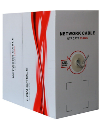 305 Metre Cat6 Utp 23Awg Kablo Cat6 Network IP Kamera Ethernet Kablosu 305m 0.56mm High Gigabit Lan