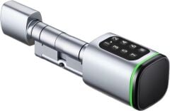 TTLock S1 Akıllı Kapı Kilidi Elektronik Silindir Şifreli Kartlı Mobil APP Bluetooth Smart Lock Gri