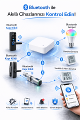 Akıllı Kapı Kilidi WiFi Gateway G2 TTLock Uyumlu Smart Lock Hub