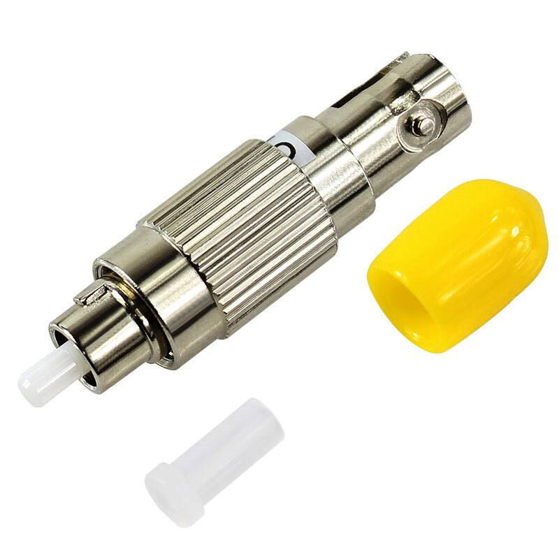 FC to ST Fiber Optik Adaptör Single Mode 9/125μm Dönüştürücü FC/UPC Erkek ST/UPC Dişi Çevirici