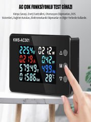 Kws-Ac301 100A Voltmetre Ampermetre Wattmetre 50–300V Kapalı Transformatör