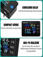 Kws-Ac301 100A Voltmetre Ampermetre Wattmetre 50–300V Kapalı Transformatör