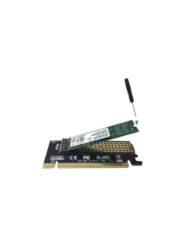 M.2 Nvme Ssd Ngff To Pcie 3.0 X16 Adaptör M-Key Genişletme Kartı Çevirici Dönüştürücü