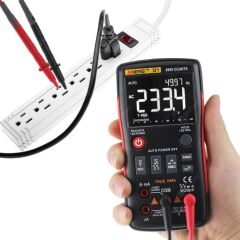 ANENG Q1 Dijital Multimetre 9999 Analog Tester True RMS Transistör Kapasitör NCV LCR Metre Ölçüm