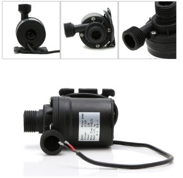 800 Litre Saat 22W DC Fırçasız  Su Pompası Motor Su Geçirmez Hidrofor 24V