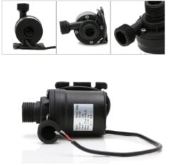 800 Litre Saat 22W DC Fırçasız  Su Pompası Motor Su Geçirmez Hidrofor 24V