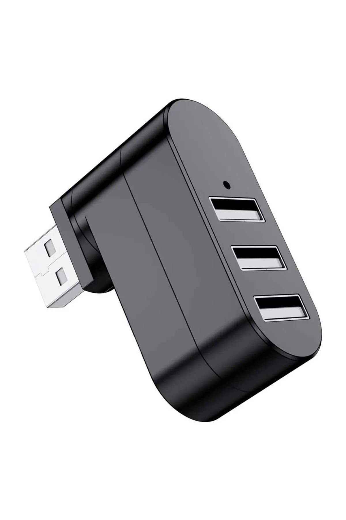 3 Bağlantı Noktalı 90/180 Derece Dönebilir USB 2.0 Çoklayıcı Hub Taşınılabilir Bilgisayarlar İçin