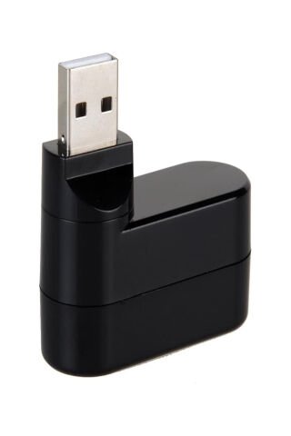 3 Bağlantı Noktalı 90/180 Derece Dönebilir USB 2.0 Çoklayıcı Hub Taşınılabilir Bilgisayarlar İçin