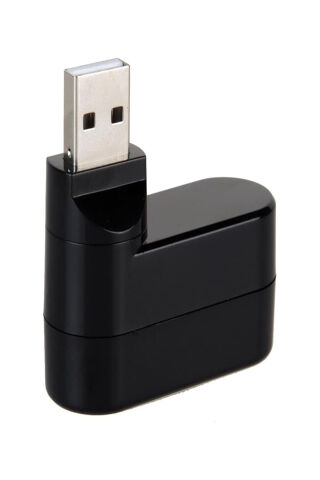 3 Bağlantı Noktalı 90/180 Derece Dönebilir USB 2.0 Çoklayıcı Hub Taşınılabilir Bilgisayarlar İçin