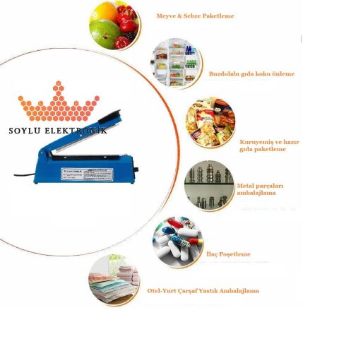 ALFA FS200 20 Cm Naylon Poşet Ağzı Kapatma Yapıştırma Ambalajlama Makinesi