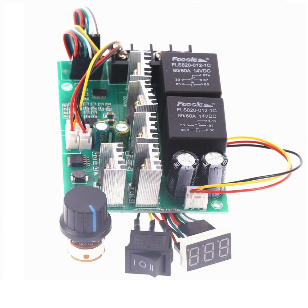 PWM Motor Hız Kontrol DC 9V-60V 60A Ayarlanabilir Dijital Ekranlı