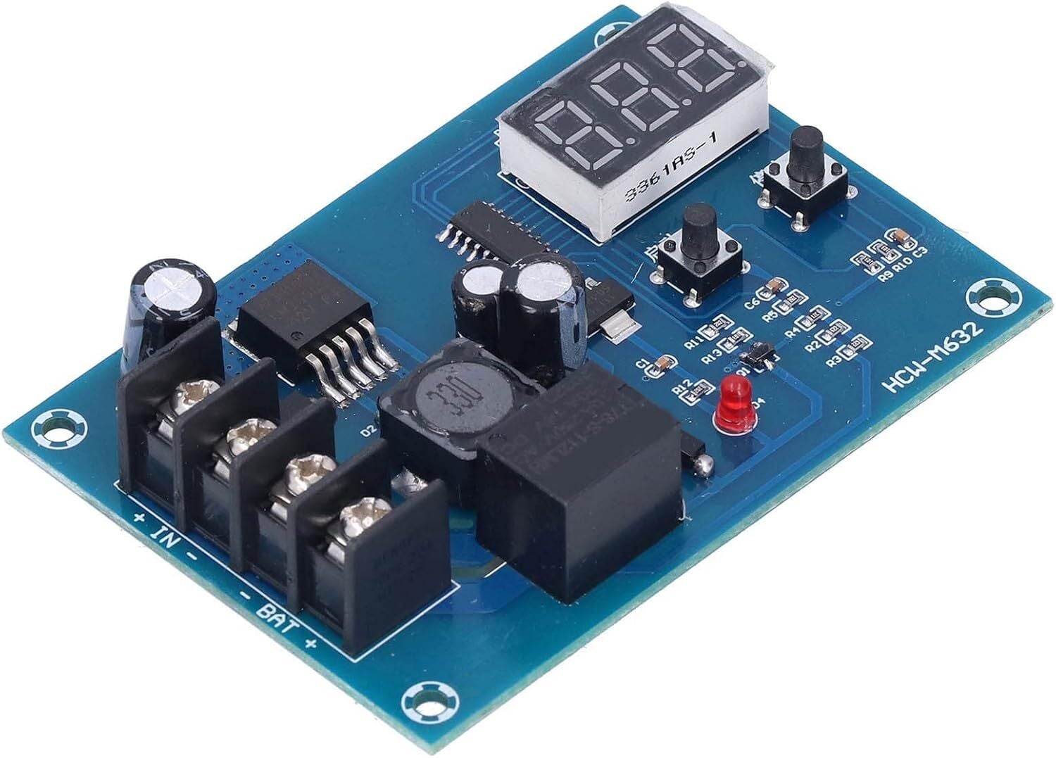 HCW-M632 Akıllı Şarj Kontrol Devresi 12V 24V Jel Akü Lityum Batarya Uyumlu