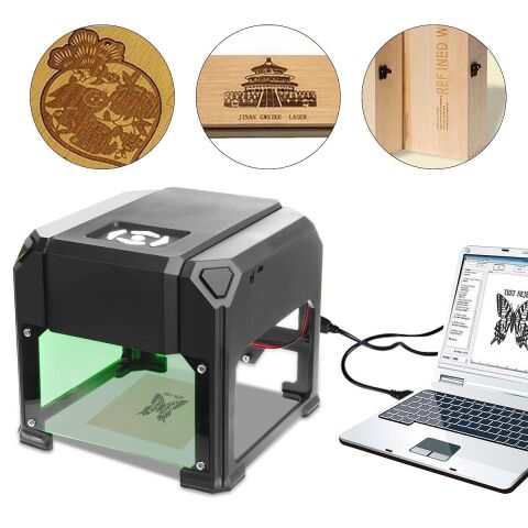 ALFA 3000mw CNC Lazer Gravür Lazer Logo Baskı Kesim Oyma Makinası