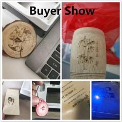 ALFA 3000mw CNC Lazer Gravür Lazer Logo Baskı Kesim Oyma Makinası