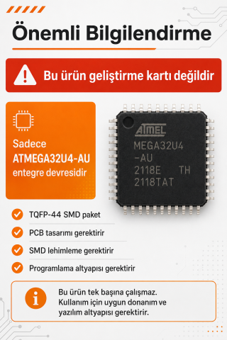 STM32F446RET6 Mikrodenetleyici Entegre ARM Cortex-M4 180MHz 512KB Flash LQFP64 SMD IC