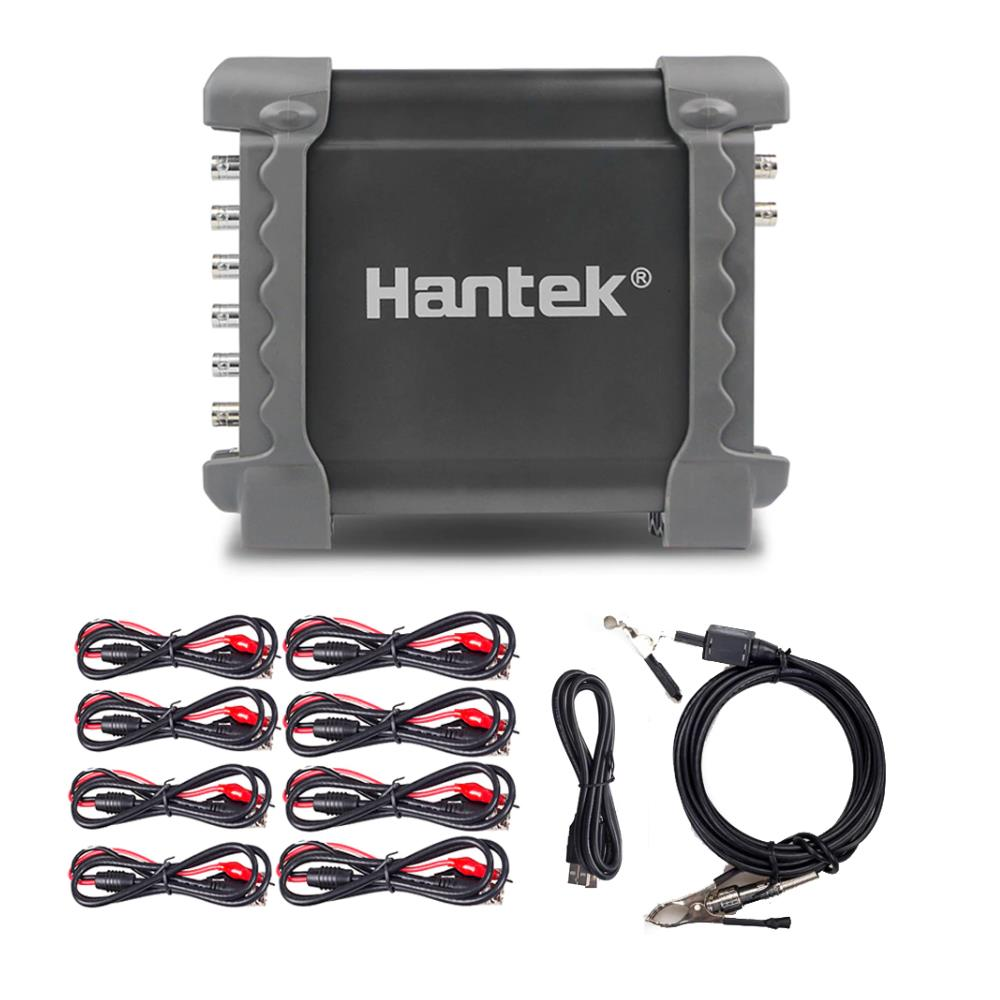 Hantek 1008C Osiloskop Otomotiv Onarım Teşhis Enstrüman USB 8 Kanal Sinyal Jeneratörü