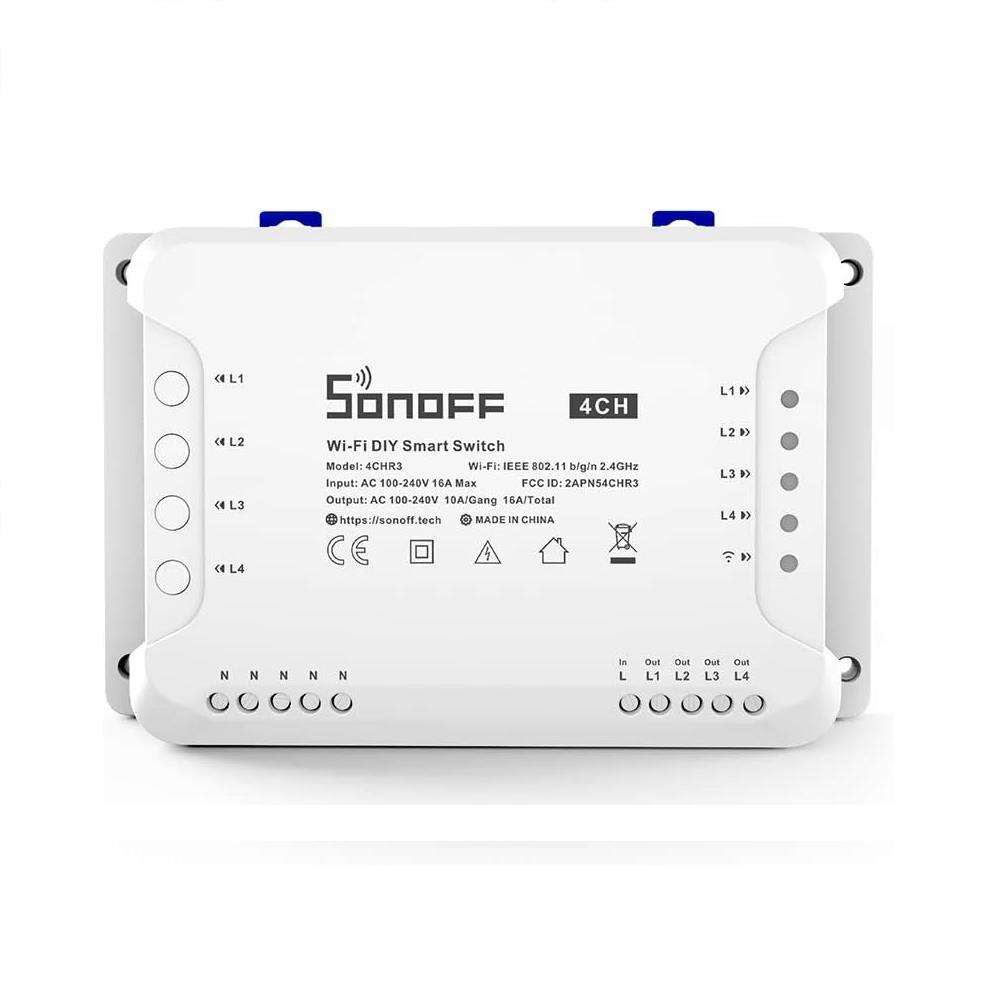 SONOFF 4CH R3 WiFi Smart Switch 4 Kanal Akıllı Röle 4CHR3